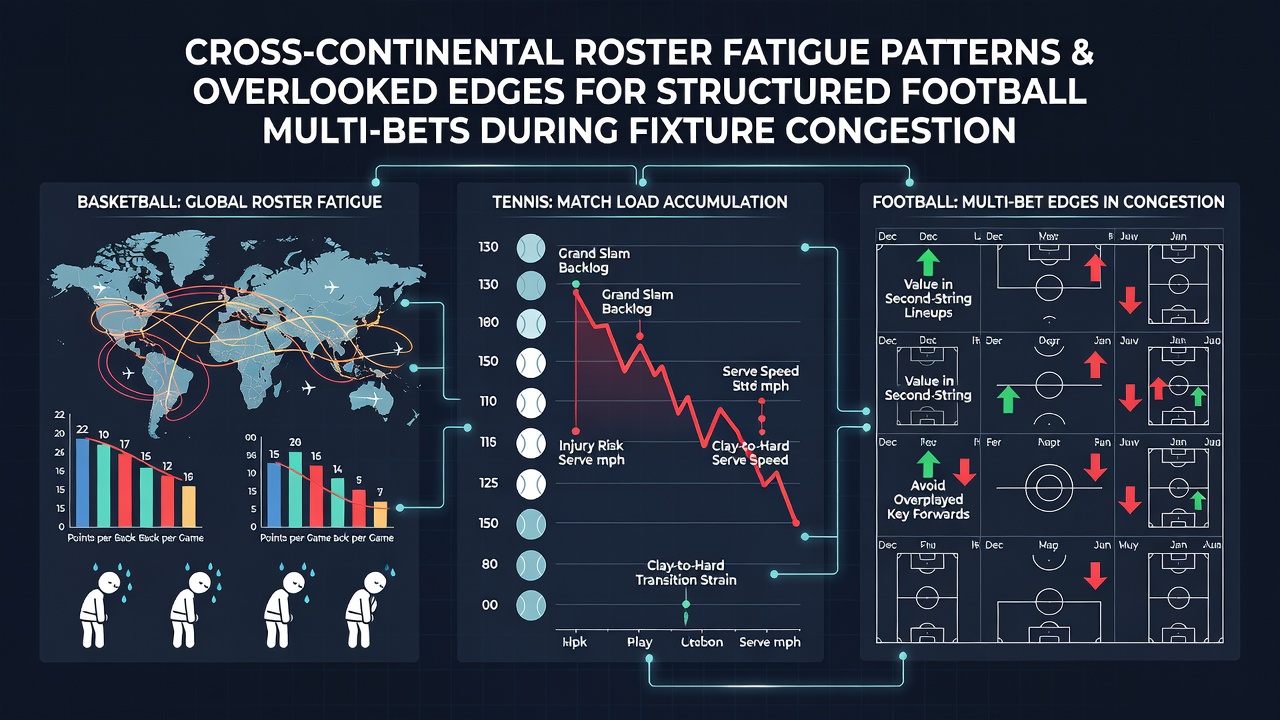 Cross-continental travel routes and fatigue indicators for basketball and tennis athletes on global schedules