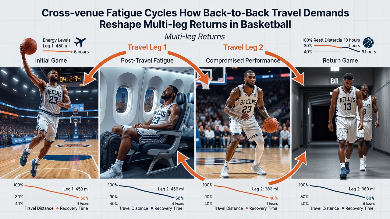 Tennis and basketball athletes reviewing recovery metrics after cross-continental flights