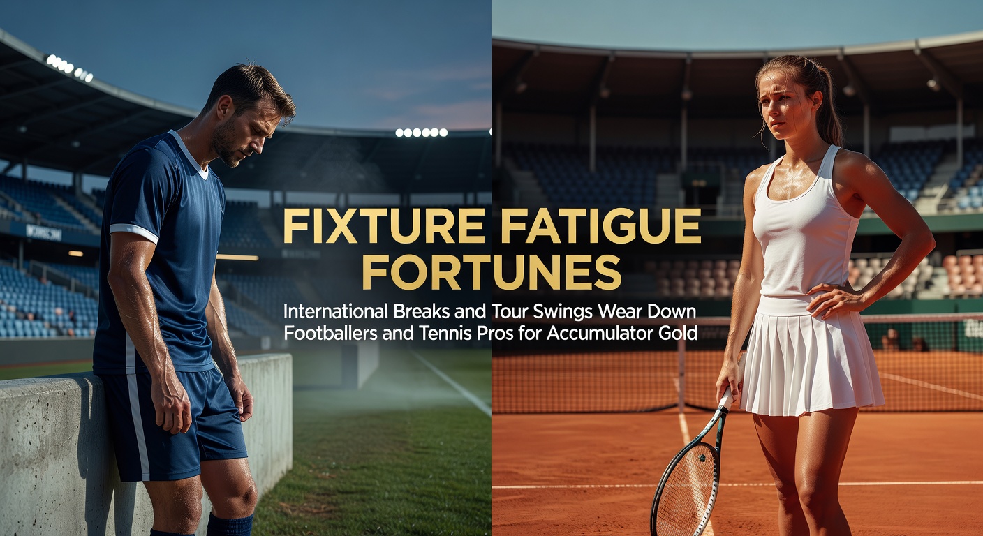 Exhausted footballers trudging off the pitch after an international break, highlighting fixture fatigue in packed schedules