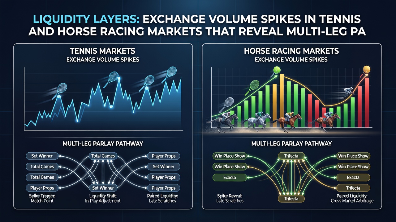 Order book visualization of horse racing exchange liquidity during multi-leg betting sequences in 2026