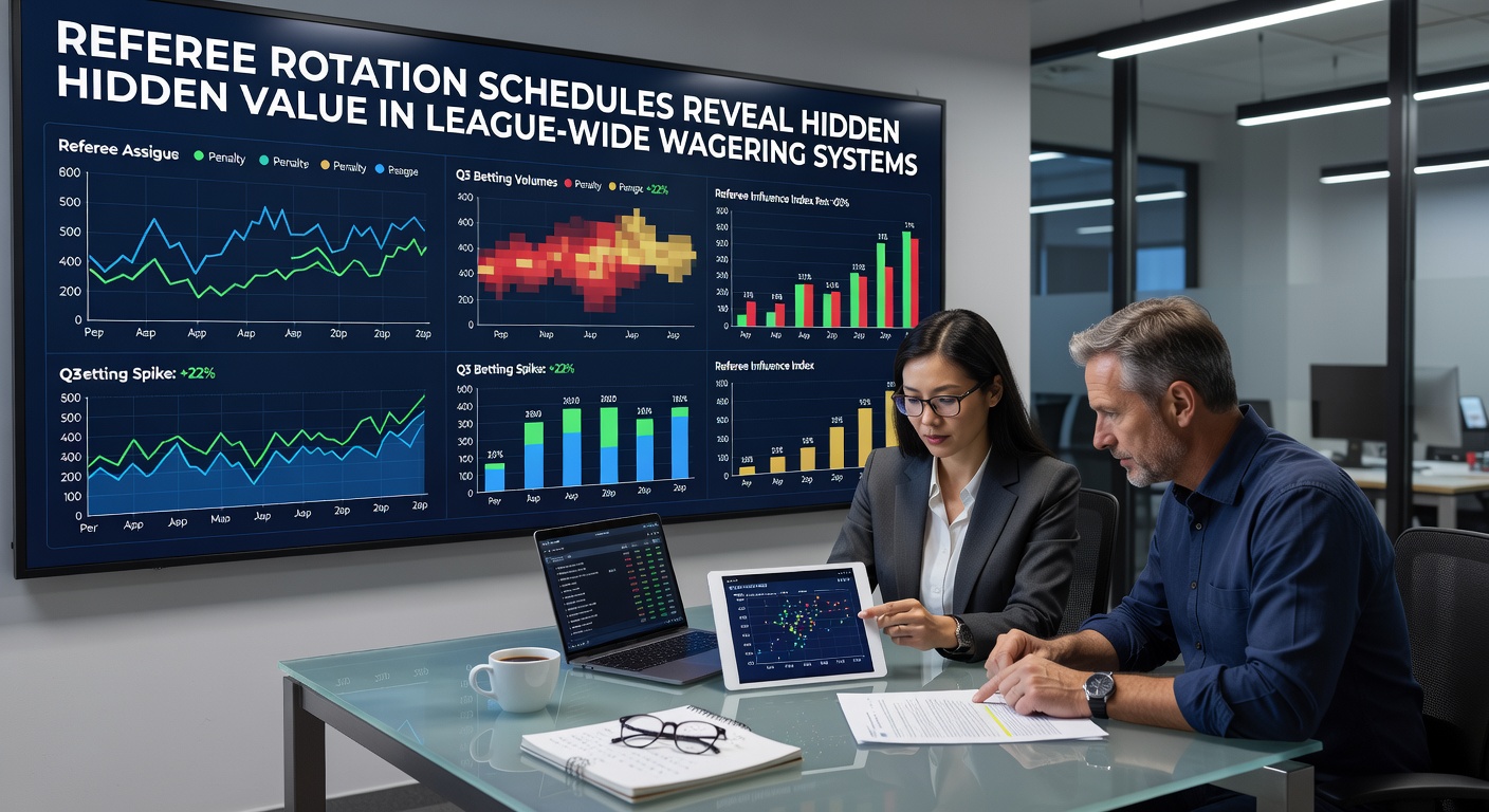 Referee rotation schedules and their impact on league wagering systems