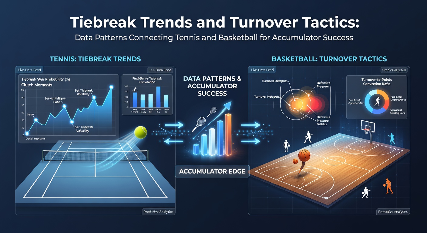 Tennis player serving intensely during a crucial tiebreak on a sunlit court, highlighting high-pressure moments in matches