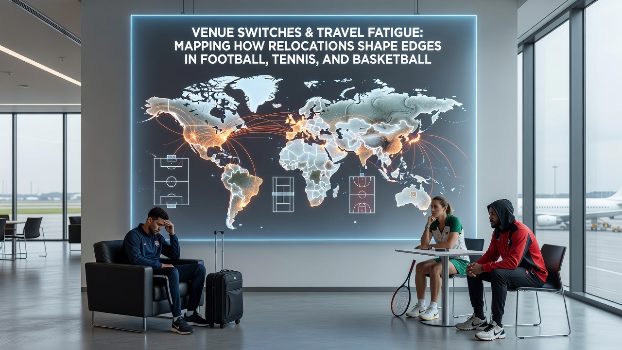Tennis players and basketball teams adjusting to new venues amid travel demands during peak seasons
